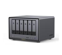 UGREEN NASync DXP6800 Pro 6-Bay Desktop NAS, Intel i5 1235u 10-Core CPU, 8GB DDR5 RAM, 128G SSD, 2 * 10GbE, 2 * M.2 NVMe Slots, 8K HDMI, 2 * TBT4, Network Attached Storage (Diskless) (DXP6800 Pro)