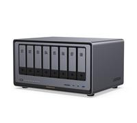 UGREEN NASync DXP8800 Plus 8-Bay Desktop NAS, 2 * 10GbE, 2 * M.2 NVMe Slots | Intel i5 1235u 10-Core CPU, 8GB DDR5 RAM, 8K HDMI, 2 * TBT4, 8K HDMI Network Attached Storage (Diskless)