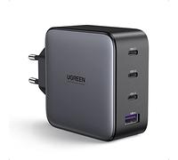 UGREEN Nexode 100W USB C Fast Charger 4 Ports GaN Tech USB C Plug Compatible with iPhone 16 Plus Pro Max 15 14 13 12 11 Galaxy S24 S23 S22 A15 Pixel 9 8 7 iPad MacBook Air Pro M3 M2 M1