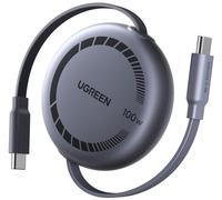 UGREEN Nexode 1m 100W Retractable USB-C Cable - Grey