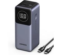 UGREEN Nexode Power Bank 12000mAh 100W Portable Fast Charger, Digital Display