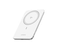 UGREEN Nexode Ultra-Slim 5000mAh Magnetic Power Bank Qi2 Certified 15W Wireless Fast Charging Mobile Phone Portable Charger PD 20W USB-C Battery Pack MagSafe Compatible For iPhone 17-12 Series, White