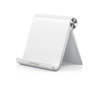 UGREEN Phone Stand for Desk Mobile Phone Holder Adjustable Foldable Portable Filming Video Call Travel Mount Compatible with iPhone 16 Pro Max 15 14 13 12,Galaxy S25 S24 Ultra A15 A55,Pixel 9 8(White)