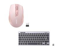 UGREEN Pink Wireless Mouse Wireless Keyboard