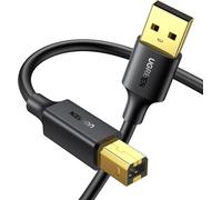 UGREEN Printer Cable, USB A to B Lead 24K Gold Plated, USB 2.0 to USB B Cable,