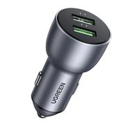 UGREEN QC3.0 Car Charger 36W Dual USB Fast Charging Car Adapter Compatible with Galaxy S21/S20 iPhone 13 Pro Max/12 Pixel 6