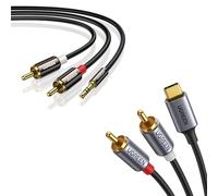 UGREEN RCA to 3.5mm Cable and USB C to RCA Cable 1.5M