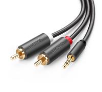 Ugreen RCA to 3.5mm Cable Aux to 2RCA Phono Y Splitter Audio PVC Cord 0.5m-15m