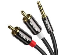 UGREEN RCA to 3.5mm Cable Stereo Phono to 3.5mm Mini Jack Audio Lead 5M