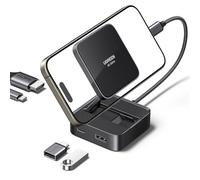 UGREEN Revodok Magnetic Docking Station with 4K@60Hz HDMI USB-C & USB-A, 100W PD Quick Charge USB C Hub Compatible with iPhone 16/15 Series, iPad Pro and More