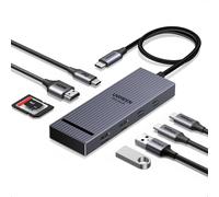 UGREEN Revodok Pro 108 8-in-1 USB-C Hub 4K HDMI 10Gbps Data 100W PD Space Grey