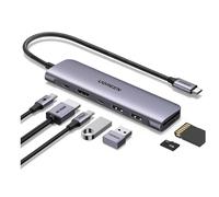 UGREEN Revodok USB C Hub Ethernet, 7-in-1 USB-C Dock with 4K@60Hz HDMI New Open