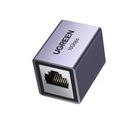 UGREEN RJ45 Coupler 1 Pack, 10Gbps Shielded F/F Connector | Female to Female LAN Extender for Cat7/Cat6/Cat5e/Cat5, High-Speed Internet Joiner, Aluminum