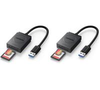 UGREEN SD Card Reader, USB 170Mb/s to TF/SD Cards Adapter, Dual-Slot Read (Pack of 2)