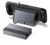 UGREEN Steam Deck Dock (9-in-1), 4K@120Hz Max DisplayPort (Not HDMI), Adjustable and Foldable Stand, 100W PD, 10Gbps Data, Ethernet, SD/TF, Docking Station for Steam Deck OLED, ROG Ally X, Legion Go
