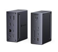 UGREEN Thunderbolt 4 Docking Station, 13-in-1 Revodok Max TB4 Dock, 3x 40Gbps TBT4, Single 8K, Dual 4K@60Hz, Up to 96W Laptop Charging, 20W USB-C, 1GbE, SD/TF for TBT4/3 MacBooks and Windows Laptops