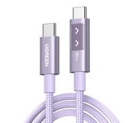 UGREEN Uno 100W USB C to USB C Charger Cable Fast Charging 5A Type C to C Cable Compatible with MacBook Pro/Air, iPad Pro 2024/Air 5, iPhone 16 Pro Max, Galaxy S24 Ultra, Pixel 9 Purple (2M)