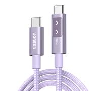 UGREEN Uno 100W USB C to USB C Charger Cable Fast Charging 5A Type C to C Cable Compatible with MacBook Pro/Air, iPad Pro 2025/Air 5, iPhone Air/17/16, Galaxy S25 Ultra, Pixel 9 Purple (2M)