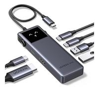 UGREEN Uno 6 in 1 USB-C Hub with 10Gbps USB-C & USB-A Data Ports 4K@60Hz HDMI for MacBook Pro/Air, iPad Pro, Surface, XPS, Thinkpad and More.