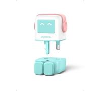 UGREEN Uno Charger 65W USB C GaN Fast Charger Plug 3-Port(Blue)