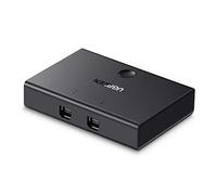 UGREEN USB 2.0 Switch 2 in 1, USB Switch 2 Inputs and 1 Output, USB Switch with 2 USB Cable for Sharing USB Device such as Keyboard, Mouse, USB Drive, Hard Drive, Printer, Scanner, etc