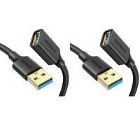 UGREEN USB 3.0 Extension Cable A Male to A Female 5Gbps (Pack of 2)
