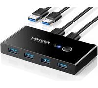 UGREEN USB 3.0 Switch 4 Port USB Switch Selector 5Gbps High-Speed
