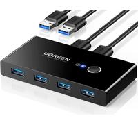 UGREEN USB 3.0 Switch 4 Port USB Switch Selector 5Gbps High-Speed Peripheral Sh