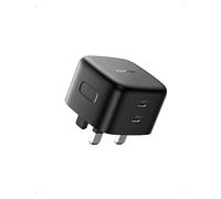 UGREEN USB C Charger 65W Plug GaN Charger 2-Port Fast Charging Laptop Charger Compatible with Macbook Pro/Air, iPhone 16/15/14, iPad Air/Mini, Galaxy S24/S23, Pixel 9, etc (Black)