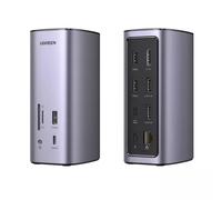 Ugreen USB-C Docking Station 12-in-1 Wired Silver