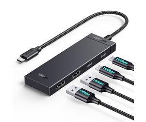 UGREEN USB C Hub 10Gbps, 2*USB-A USB Hub and 2*USB-C Splitter, 30CM Cable | USB Adapter and USB C Adapter for PC/Tablet, Mouse/Keyboard/Flash Drive/Card Reader/Printer/Xbox/PS5, etc.