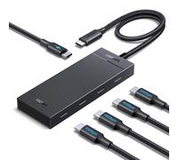 UGREEN USB C Hub 10Gbps, USB C Splitter 30CM Cable with 4*USB-C Port, USB C Adapter With 100W PD, Plug and Play, for PC/Tablet, Windows/macOS/Android/Linux, iPhone 15/16/17, etc.