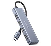 UGREEN USB C Hub 4 Ports USB Type C to USB 3.0 Hub Adapter with Micro USB for MacBook Pro, iMac, Samsung Galaxy Note 10 S10 S9, LG, Google Chromebook Pixelbook, Dell XPS, Oculus Rift S, Lenovo Yoga