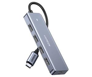 UGREEN USB C Hub 4 Ports USB Type C to USB 3.0 Hub Adapter with Micro USB for MacBook Pro, iMac, Samsung Galaxy Note 10 S10 S9, LG, Google Chromebook Pixelbook, Dell XPS, Oculus Rift S, Lenovo Yoga