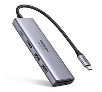 UGREEN USB C Hub 4K 60Hz USB C Adapter with 100W PD, 4K HDMI, SD/TF, 2 USB 3.0 Compatible with iPhone 15/15Pro, MacBook Pro, MacBook Air, iPad Pro, iPad Air, Surface Pro, Galaxy S23/S22 etc.
