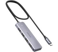 UGREEN USB C Hub, Slim Type C to 4 Port USB 3.0 Adapter, 5Gbps High-Speed USB Splitter Compatible with Thunderbolt 3 Macbook Pro iPad Pro Air XPS HP Envy Galaxy S22 and More(60cm)