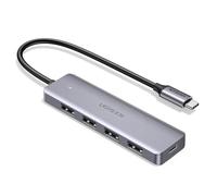 UGREEN USB C Hub, Slim USB C to USB Adapter 4 Ports, 5Gbps High-Speed USB Splitter Compatible with Thunderbolt 3 Macbook Pro/iPad Pro/Air XPS HP Envy Galaxy S22 and More