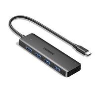 UGREEN USB C Hub, USB HUB 3.0 with 15CM Extension Cable, USB Adapter with 4*USB-A Ports, Slim USB C Splitter for Mouse, Keyboard, Card Reader, Compatible with Laptop, Desktop PC, Mobile Phone, etc.