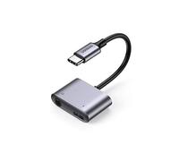 UGREEN USB C to 3.5mm Jack and Charger Adapter DAC PD 60W Fast Charge Type C Aux