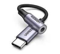 UGREEN USB C to 3.5mm Jack DAC Hi-Fi Stereo Audio Type C Aux Headphone Adapter Compatible with iPhone 16 Pro Max/15 Galaxy S25 Ultra S24 S23 S20 A55 Tab A8 2024 iPad Pro/Mini Pixel 8/9 (Silver)