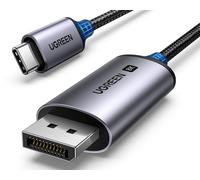 UGREEN USB C to DisplayPort Cable 8K@60Hz 4K@240/144/120Hz Type C Thunderbolt 3/4/5 DP 1.4 HDR VRR Free-Sync ALLM Compatible for MacBook iMac Mac Mini iPad Pro XPS Surface iPhone 16 15 Galaxy S24(2M)