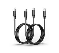 UGREEN USB C to USB C Cable 2 Pack 60W Charger Cable Fast Charge Compatible with iPhone 15 Pro Max, Galaxy S24/S23 Ultra, Pixel 7, Huawei P60, iPad Pro 2022/Air 5, Macbook Pro/Air (0.5M)
