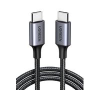 UGREEN USB C to USB-C Charger Cable 60W Type C to C Lead Fast Charging Compatible With iPhone Air/17/16 Pro Max, Galaxy S25 Ultra, Pixel 9, iPad Pro 2024/Air 5, MacBook Pro (1M)