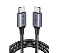 UGREEN USB C to USB-C Charger Cable 60W Type C to C Lead Fast Charging Compatible With iPhone Air/17/16 Pro Max, Galaxy S25 Ultra, Pixel 9, iPad Pro 2024/Air 5, MacBook Pro (3M)