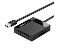 Ugreen USB Card Reader Adapter 5Gbps with 0.5m cable,Black