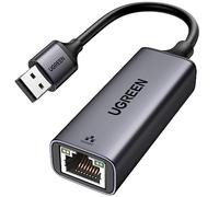 UGREEN USB Ethernet Adapter,1000 Mbps Gigabit Network Adaptor, Aluminum RJ45 LAN Internet Adapter Driver Free Compatible with Switch, MacBook Pro 2022 2020,TV Box,XPS,Steam Deck (Black Type A)