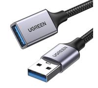 UGREEN USB Extension Cable, USB 3.0 Extender Male to Female 5Gbps High Speed Transfer, Extension Lead Compatible with Keyboard, Mouse, U Disk, Printer, Scanner, Gaming Controller, Charging Cable(1M)