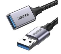 UGREEN USB Extension Cable 1M, USB 3.0 Extender Male to Female 5Gbps High Speed Transfer, Extension Lead Compatible with Keyboard, Mouse, U Disk, Printer, Scanner, Gaming Controller, Charging Cable