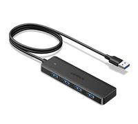 UGREEN USB Hub 3.0 with 100CM Extended Cable, USB Splitter 5Gbps Port*4, Slim USB Adapter, USB Extender for Mouse/Keyboard/Card Reader/Flash Drive/Printer, Compatible with Laptop/PC/Xbox/PS5