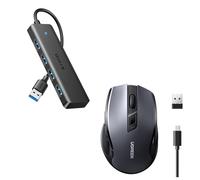 UGREEN USB HUB & UGREEN Wireless Rechargeable Mouse
